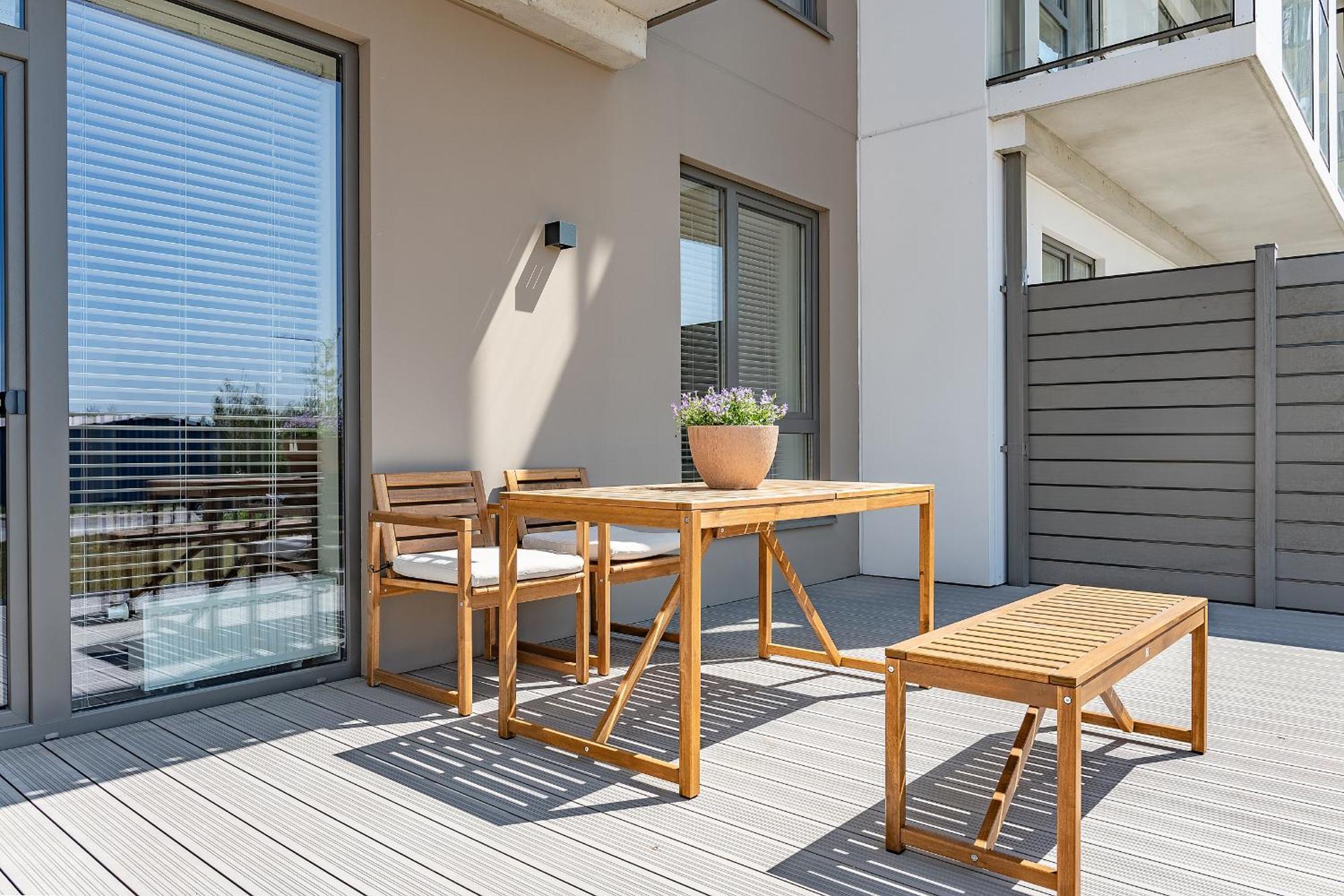 דירה Cozy With Huge Terrace וילנה